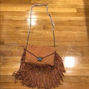 Suede Fringed handbag